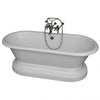 Barclay Duet 67″ Cast Iron Double Roll Top Kit