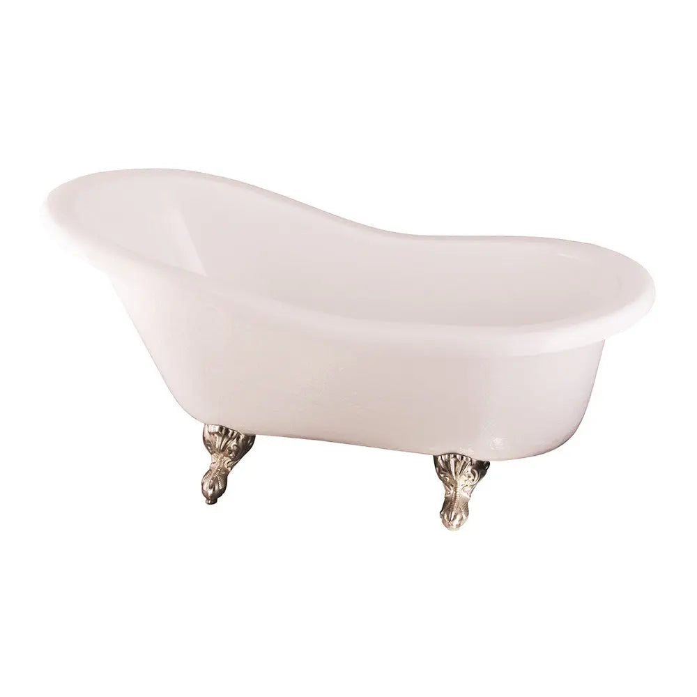 Barclay Estelle 60" Premium Acrylic Slipper Freestanding Tub