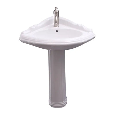Barclay Ethan Corner Pedestal Bathroom Sink