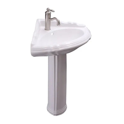 Barclay Ethan Corner Pedestal Bathroom Sink Barclay Products