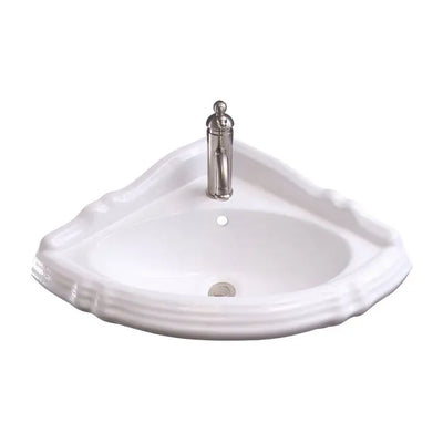 Barclay Ethan Corner Pedestal Bathroom Sink Barclay Products