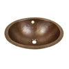 Barclay Florian Oval Undermount Basin Bathroom Sink