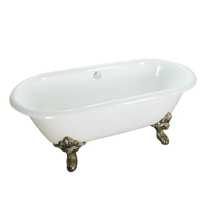 Barclay Gallagher 72" Cast Iron Double Ended Rolled Rim Clawfoot Tub