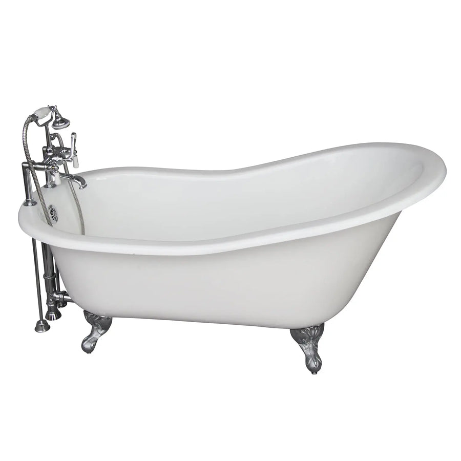 Barclay Griffin 61″ Cast Iron Slipper Tub Kit