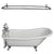 Barclay Griffin 61″ Cast Iron Slipper Tub Kit