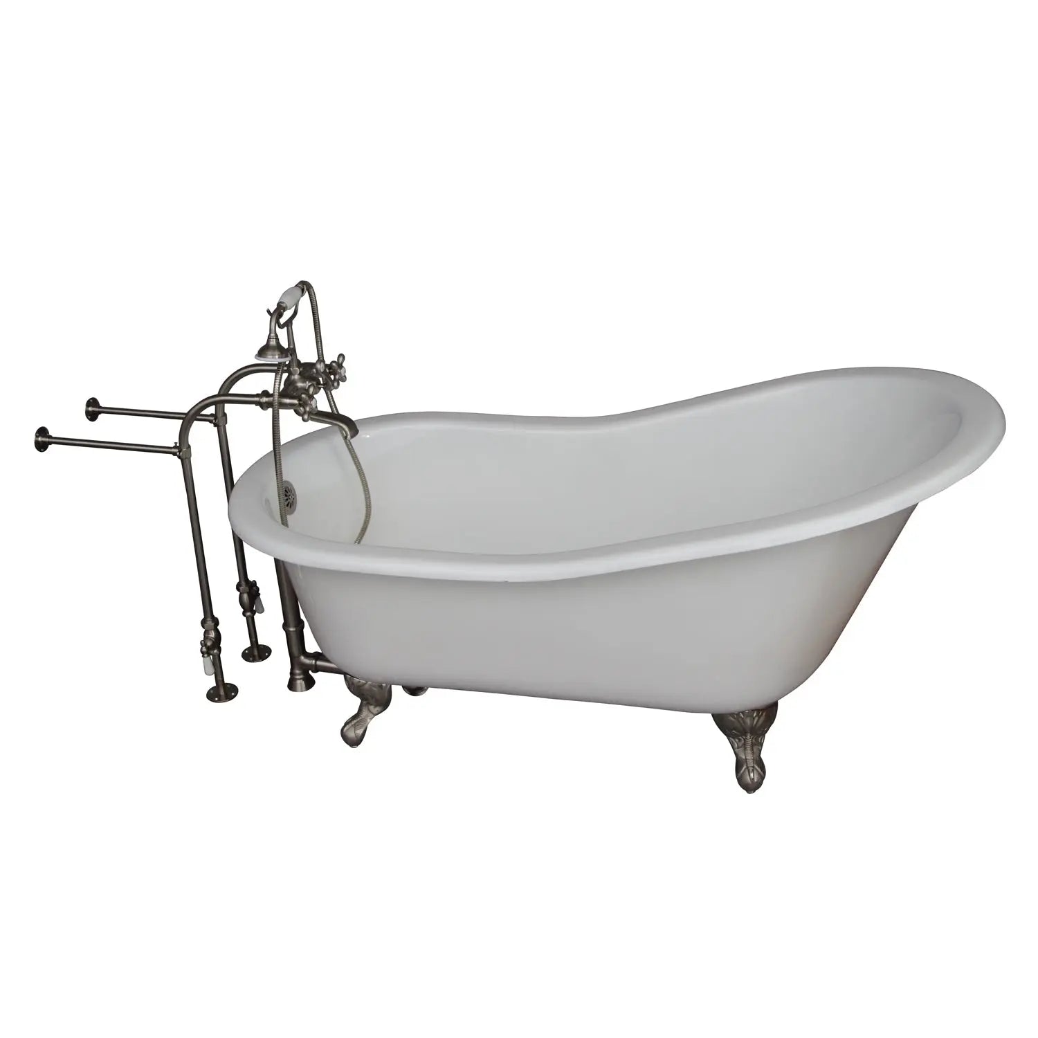Barclay Griffin 61″ Cast Iron Slipper Tub Kit - No Holes