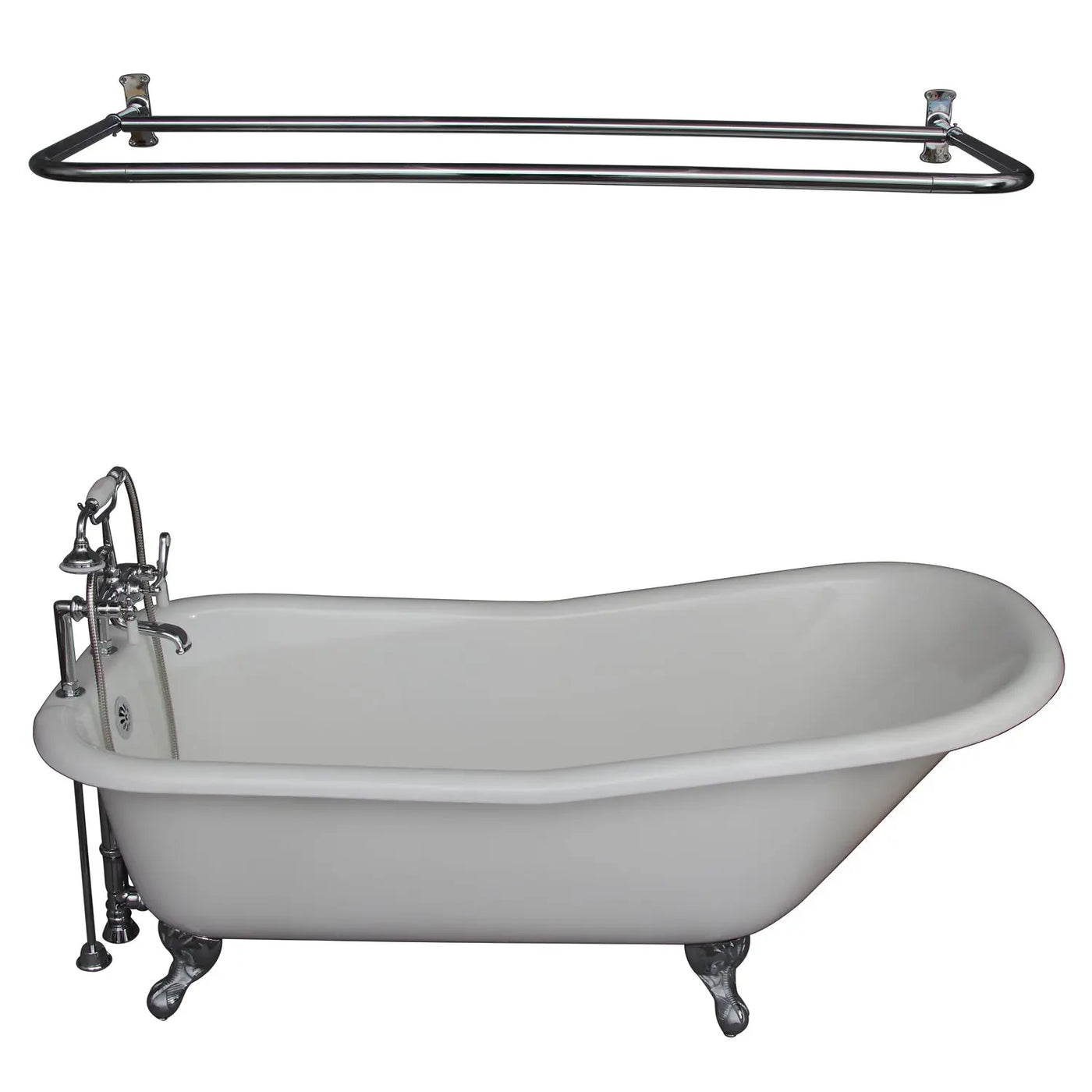 Barclay Icarus 67″ Cast Iron Slipper Tub Kit