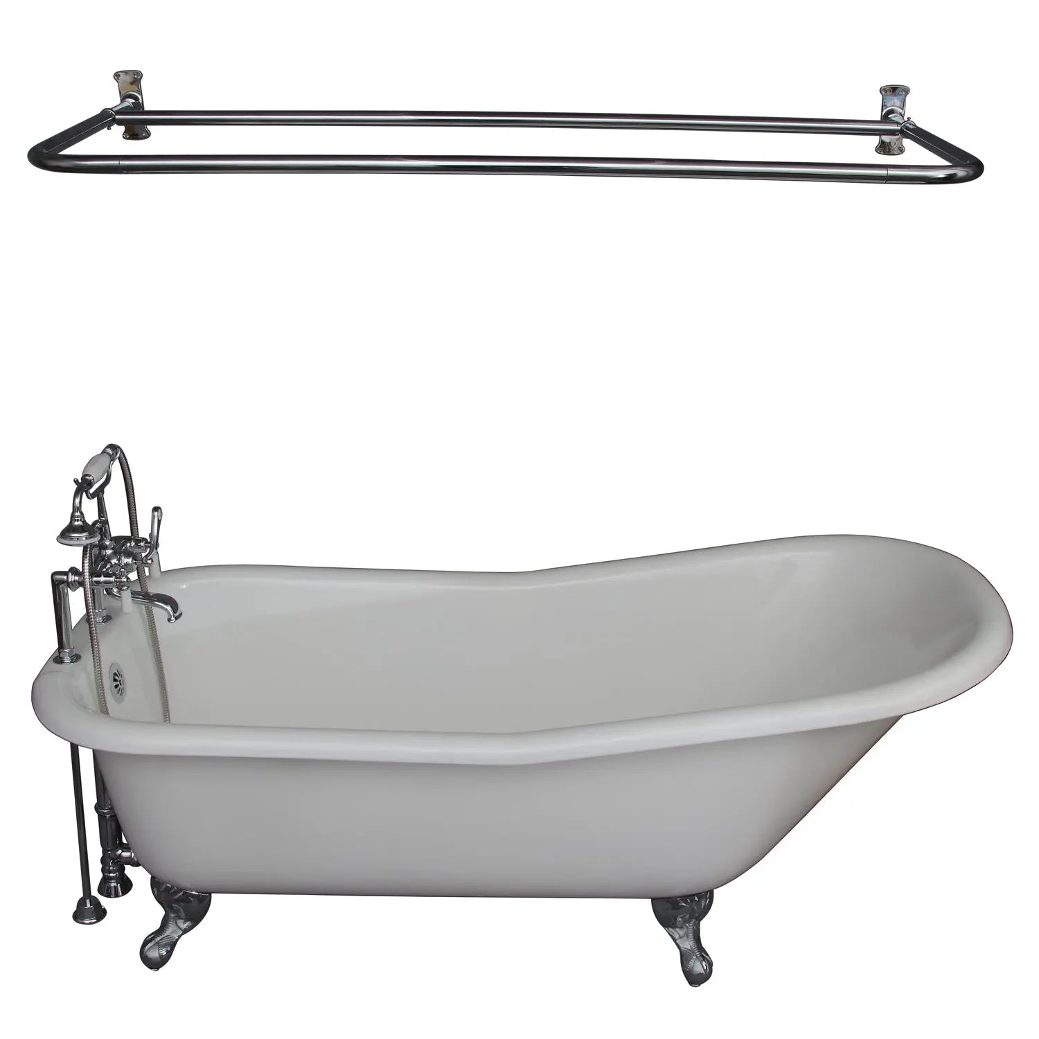 Barclay Icarus 67″ Cast Iron Slipper Tub Kit