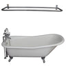 Barclay Icarus 67" Cast Iron Slipper Tub Kit