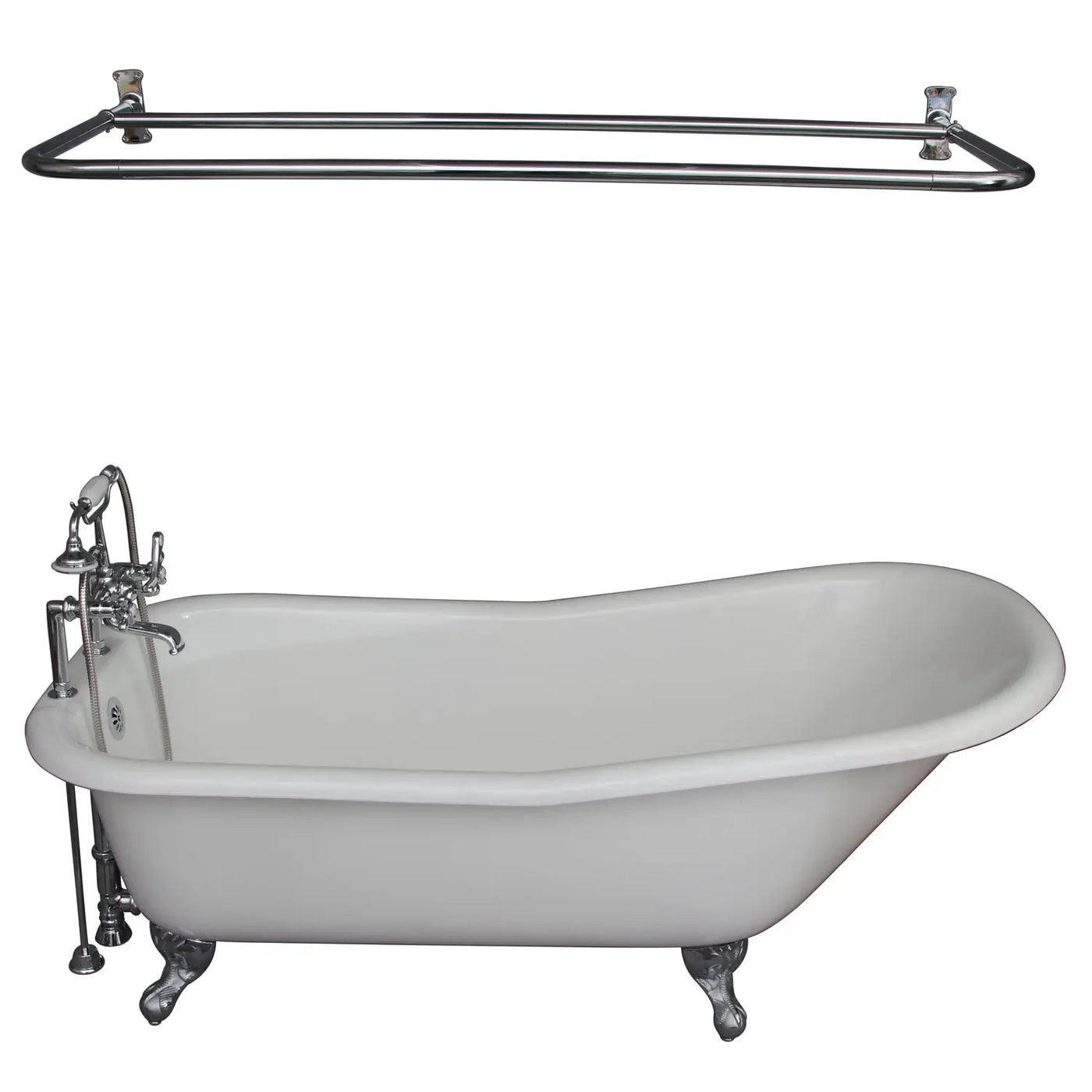 Barclay Icarus 67″ Cast Iron Slipper Tub Kit