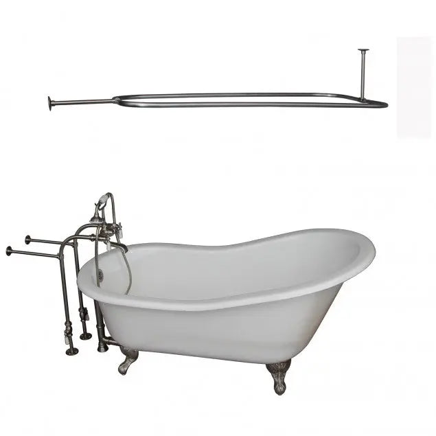 Barclay Icarus 67″ Cast Iron Slipper Tub Kit - No Holes