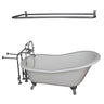 Barclay Icarus 67" Cast Iron Slipper Tub Kit - No Holes