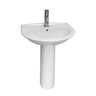 Barclay Karla 550 Pedestal Lavatory Bathroom Sink - detail view