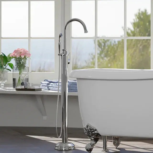 Barclay LeBaron Freestanding Tub Filler with Hand Shower 7976 Barclay Products