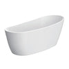 Barclay - Lulu 71" Acrylic Slipper Tub with Integral Drain and Overflow - ATSN71FIG Barclay Products