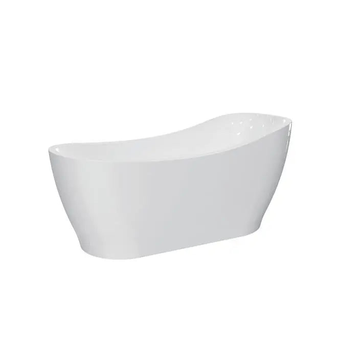 Barclay - Lyndell 67" Acrylic Slipper Tub with Integral Drain and Overflow - ATSN67FIG Barclay Products