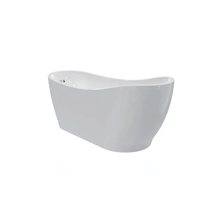 Barclay - Lyndell 67" Acrylic Slipper Tub with Integral Drain and Overflow - ATSN67FIG Barclay Products