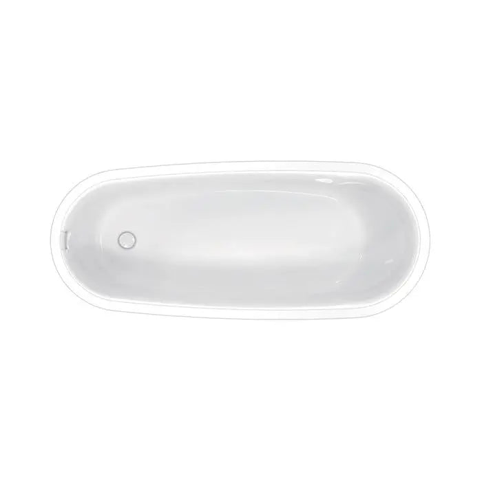 Barclay - Lyndell 67" Acrylic Slipper Tub with Integral Drain and Overflow - ATSN67FIG Barclay Products