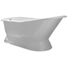 Barclay Lyndsey 68" Cast Iron Slipper Premium Freestanding Tub on Base