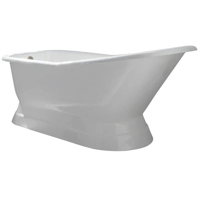 Barclay Lyndsey 68" Cast Iron Slipper Premium Freestanding Tub on Base