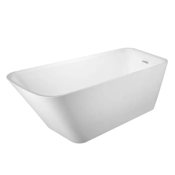 Barclay Marakesh 68" Acrylic Slipper Tub with Integral End Drain and Overflow - ATRSN68FEIG