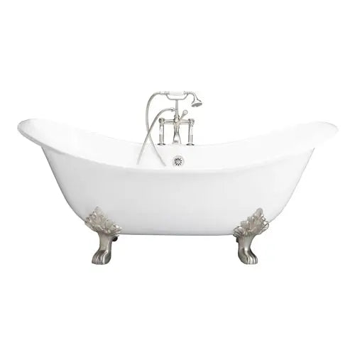 Barclay Marshall 71″ Cast Iron Double Slipper Clawfoot Tub Kit Barclay Products