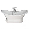 Barclay Marshall 71″ Cast Iron Double Slipper Tub Kit