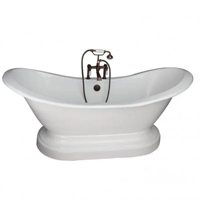 Barclay Marshall 71″ Cast Iron Double Slipper Tub Kit