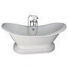Barclay Marshall 71″ Cast Iron Double Slipper Tub Kit