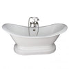Barclay Marshall 71″ Cast Iron Double Slipper Tub Kit
