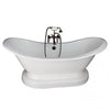 Barclay Marshall 71″ Cast Iron Double Slipper Tub Kit