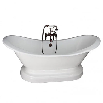 Barclay Marshall 71″ Cast Iron Double Slipper Tub Kit