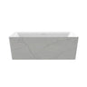 Barclay Marwa 65" Acrylic Tub with Internal Drain and Overflow-Marble White Kingston Brass