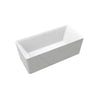 Barclay Marwa 65" Acrylic Tub with Internal Drain and Overflow-Marble White Kingston Brass