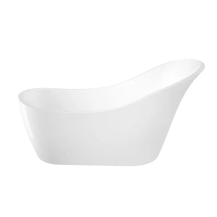 Barclay - McGuire 70" Acrylic Slipper Tub with Integral Drain and Overflow - ATSN70FIG Barclay Products