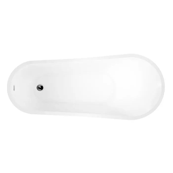 Barclay - McGuire 70" Acrylic Slipper Tub with Integral Drain and Overflow - ATSN70FIG Barclay Products