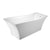 Barclay Melanie 68" Acrylic Slipper Tub with End Drain and Overflow - ATRSN68FIG