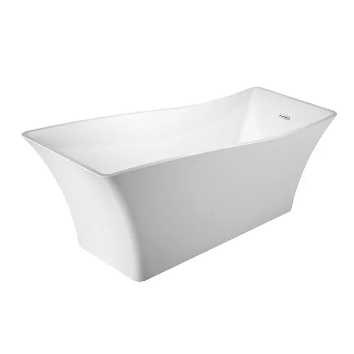 Barclay - Melanie 68" Acrylic Slipper Tub with Integral Drain and Overflow - ATRSN68FIG Barclay Products