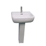 Barclay Metropolitan 600 Pedestal Lavatory - 8" Widespread