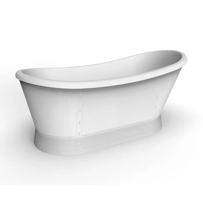 Barclay - Milicent 66" Acrylic Freestanding Slipper Tub - ATDSN66C-WH Barclay Products