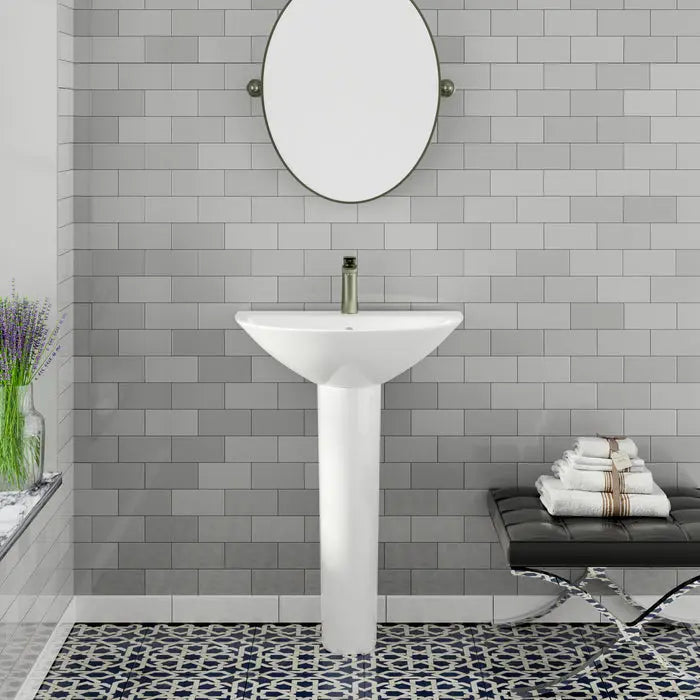 Barclay Morning 650 Pedestal Lavatory Bathroom Sink Barclay Products