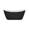 Barclay Nairobi 67" Double Slipper Matte Black Freestanding Tub Barclay Products