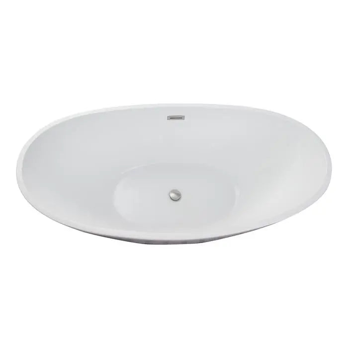 Barclay - Newman 62" Acrylic Double Slipper Freestanding Tub - ATDSN62FIG Barclay Products