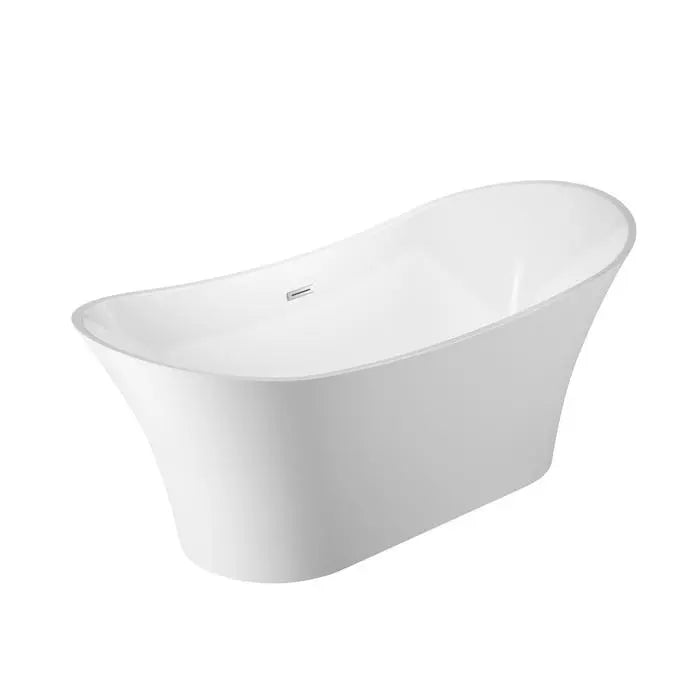 Barclay - Noreen 69" Acrylic Double Slipper Tub with Integrated Drain and Overflow - ATDSN69KIG Barclay Products