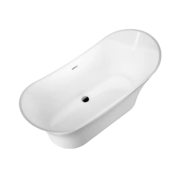 Barclay - Noreen 69" Acrylic Double Slipper Tub with Integrated Drain and Overflow - ATDSN69KIG Barclay Products