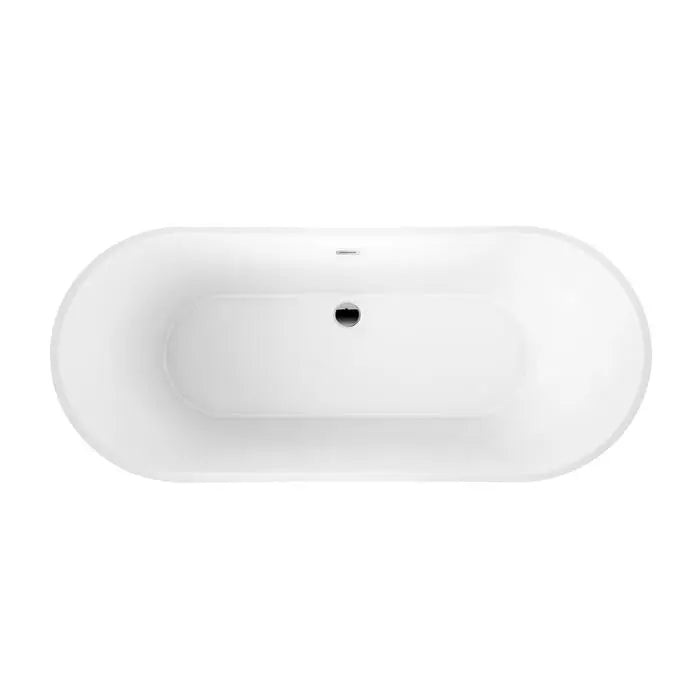 Barclay - Noreen 69" Acrylic Double Slipper Tub with Integrated Drain and Overflow - ATDSN69KIG Barclay Products