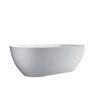Barclay Nyoko 68" Resin Freestanding Tub in Matte or Gloss White