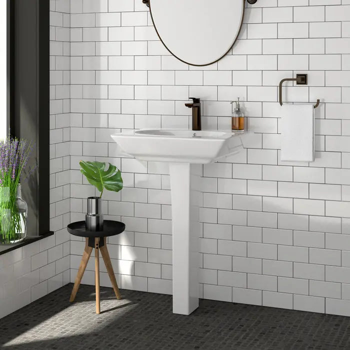 Barclay Opulence Pedestal Lavatory "Hers" Bathroom Sink Barclay Products