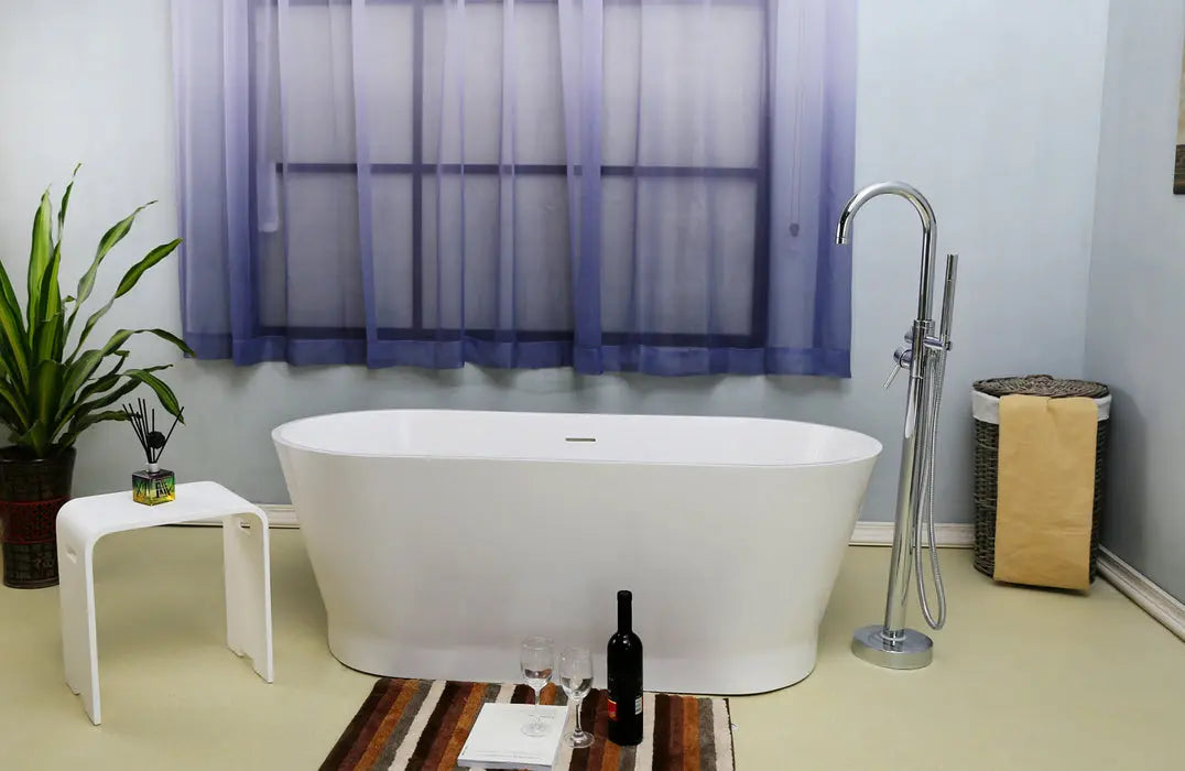 Barclay Orfeo 59" BARstone Freestanding Tub - RTDEN59 Barclay Products