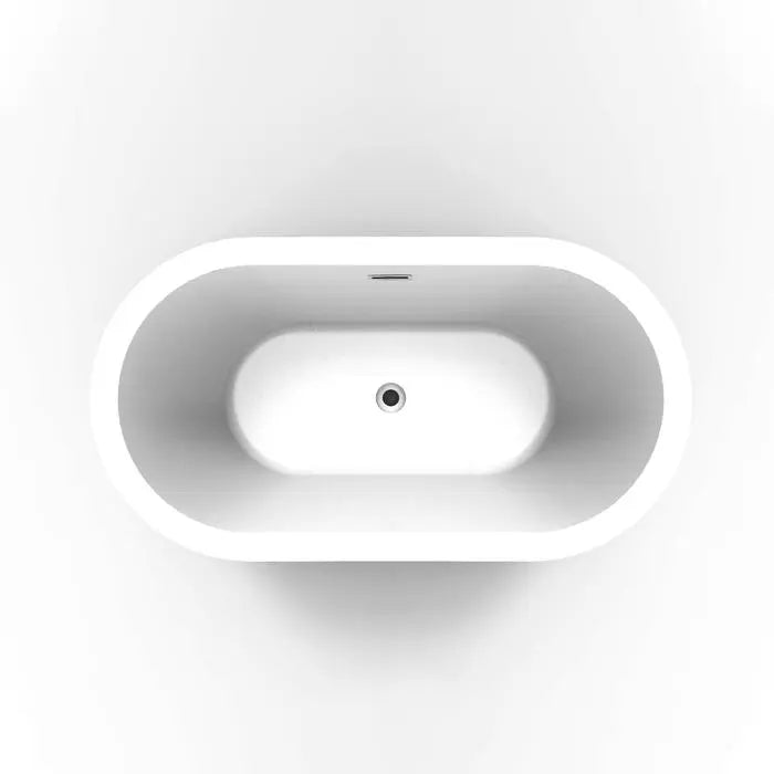 Barclay - Orlando 59" Acrylic Tub with Integral Drain and Overflow - ATOVN59LIG Barclay Products